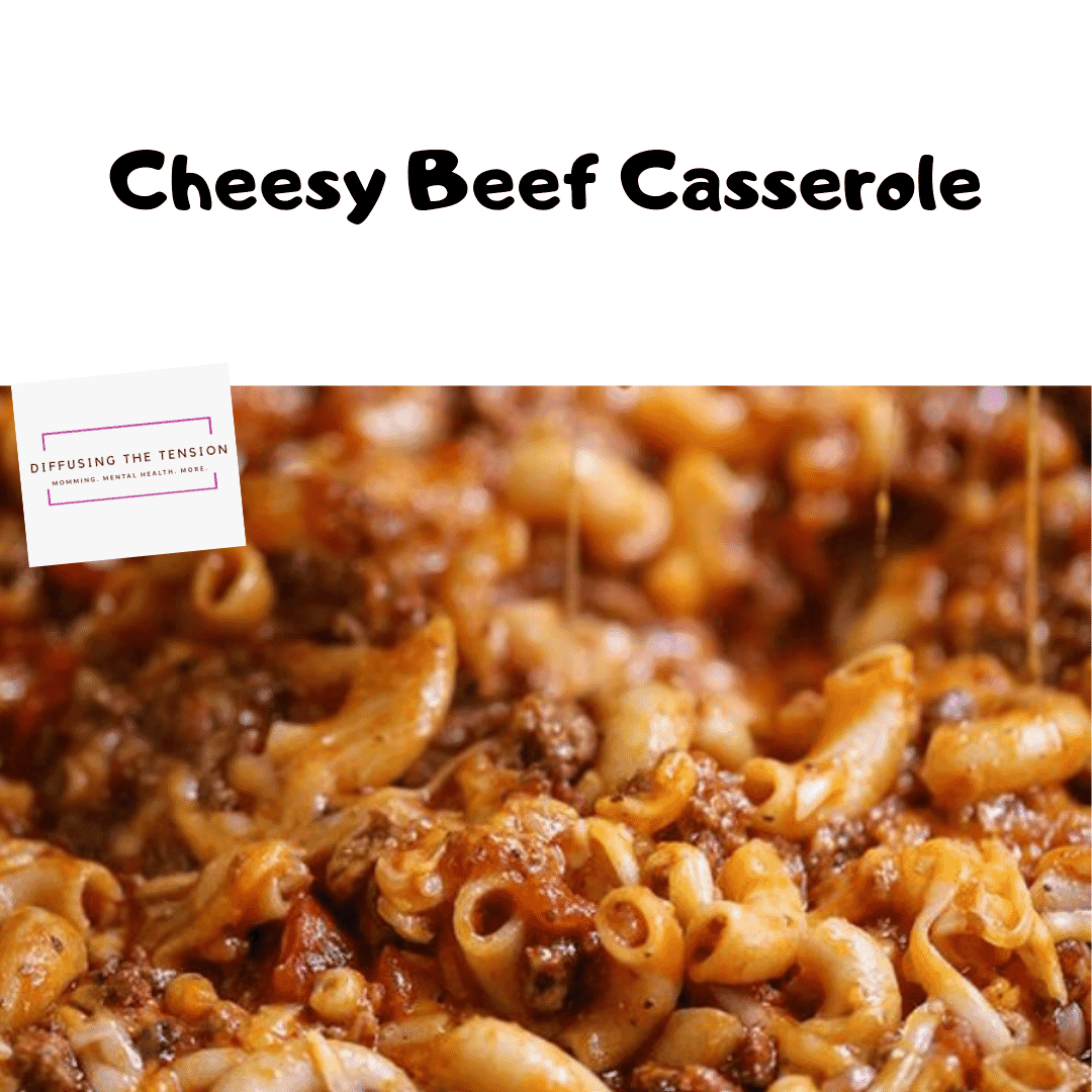 cheesy beef casserole, recipe