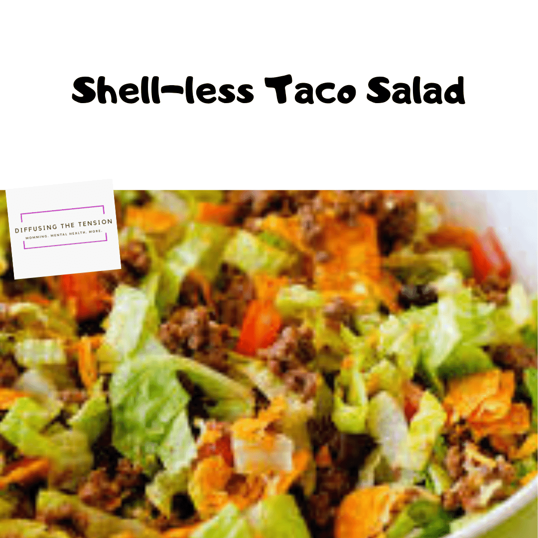 taco salad, low carb, salad, recipe